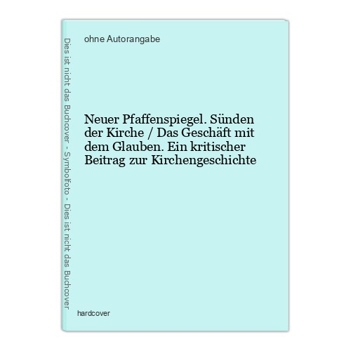 Neuer pfaffenspiegel sünden - neuer,